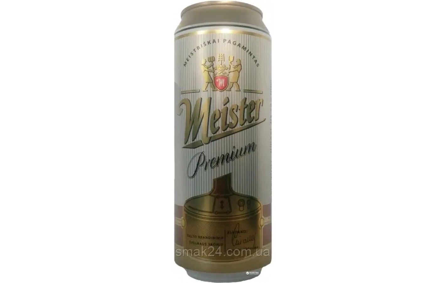 Пиво светлое фильтрованное Meister Premium 5% 0.5л Литва