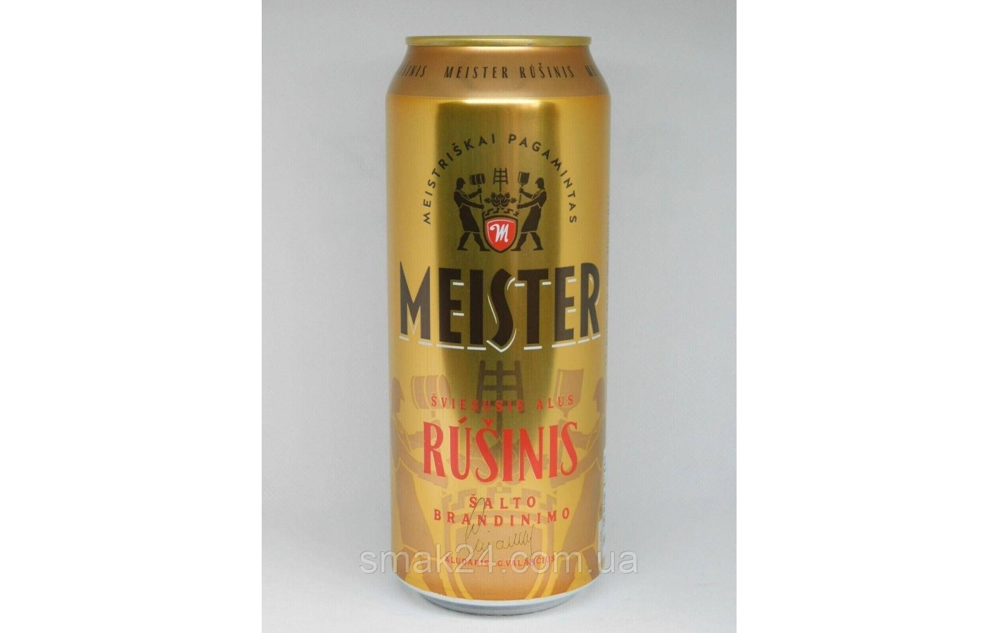 Пиво светлое фильтрованное Meister Rusinis 5.2% 0.5л Литва