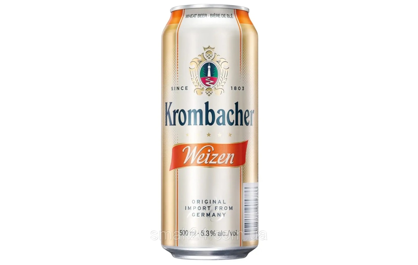 Пиво светлое нефильтрованное Krombacher Weizen 5.3% 0,5л Германия