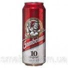 Пиво светлое Gambrinus original- 10  4.3 % 0.5 l ж\б Чехия