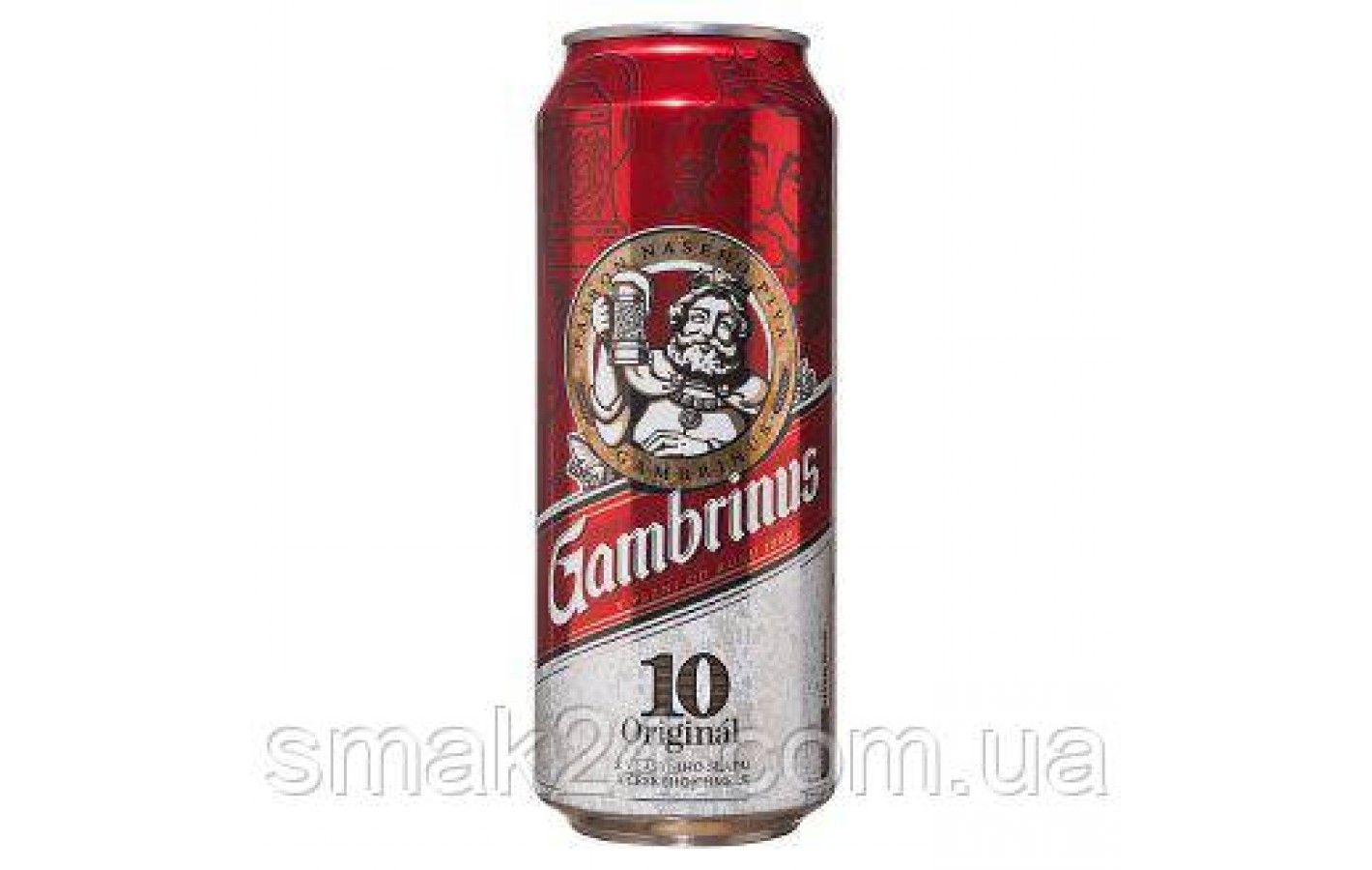 Пиво светлое Gambrinus original- 10  4.3 % 0.5 l ж\б Чехия
