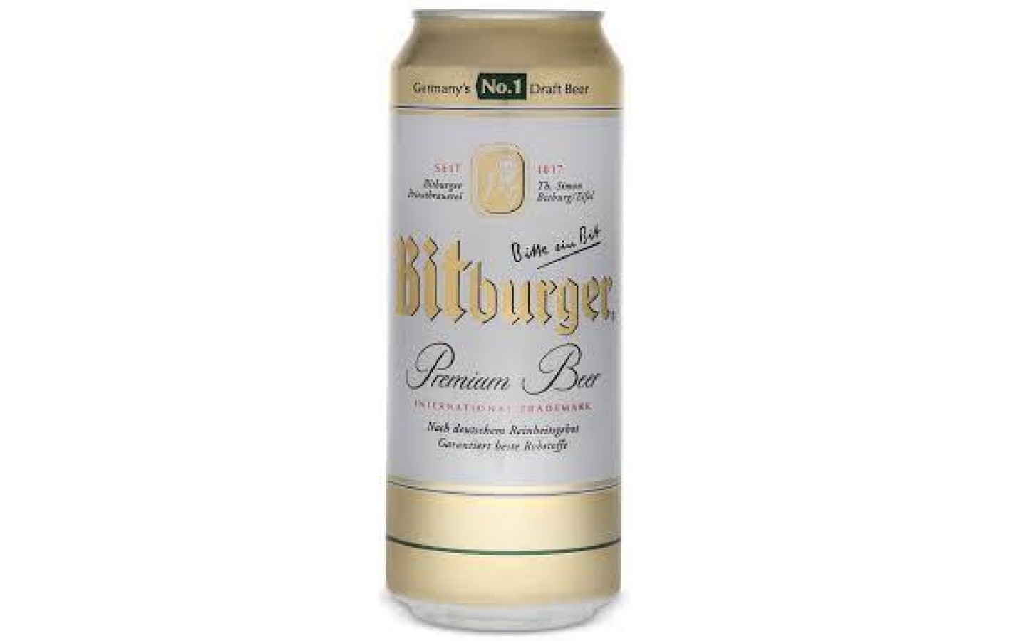 Пиво светлое Bitburger Premium Pils  0.5л 4,8% Германия