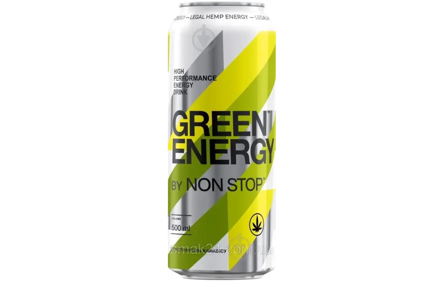 Энергетический напиток Non Stop Green Energy 0.5л Украина