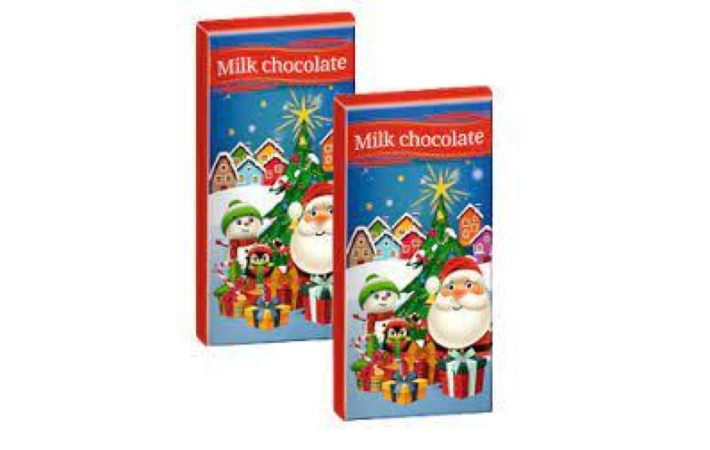 Шоколад молочний Новорічний TM Milano 50г Польша