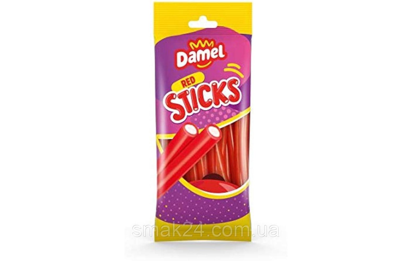 Желейные конфеты с клубничным вкусом Damel Sticks 90г Испания