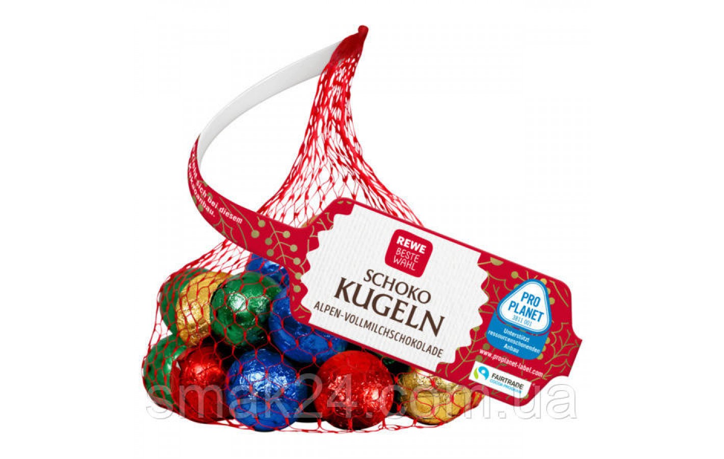 Шоколадні цукерки (кульки) Schokokugeln Alpen-Vollmilch Douceur Німеччина 200 г