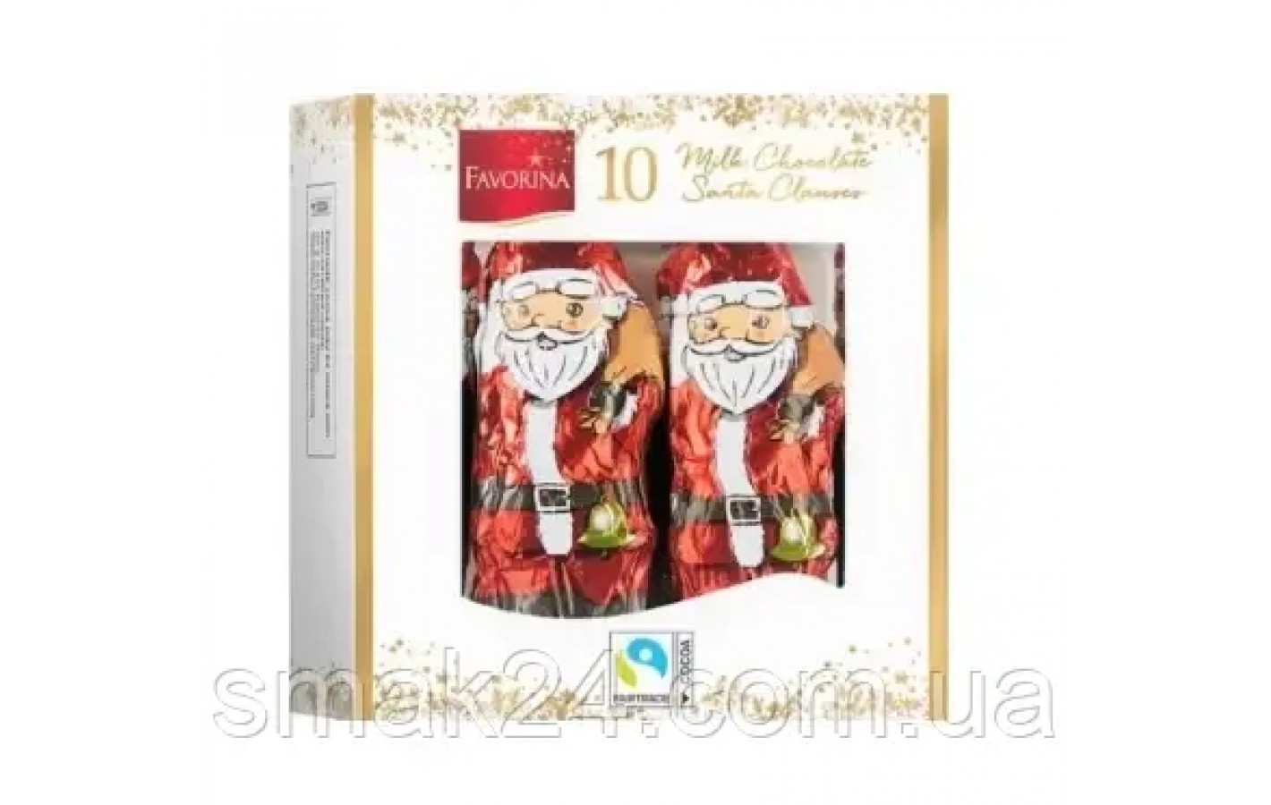 Шоколадні Санта-Клауси Riegelein Santa Clauses (10 шт.х12,5 г) 125 г Німеччина