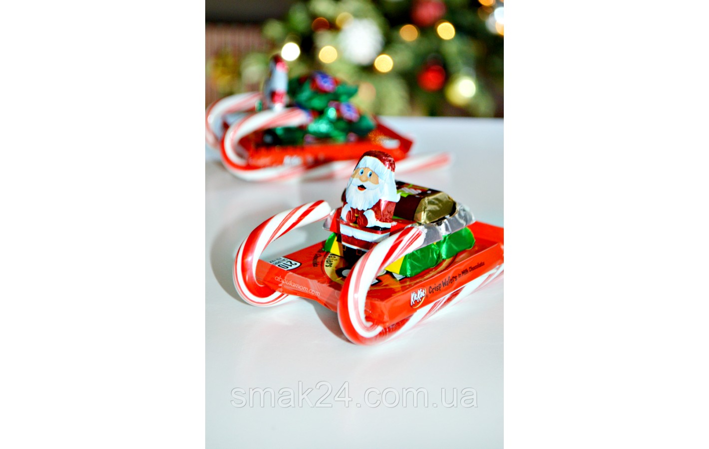 Леденцы Рождественская Трость БЕЗ ГЛЮТЕНА Becky's 12 Candy Canes (12x12г) 144г Нидерланды