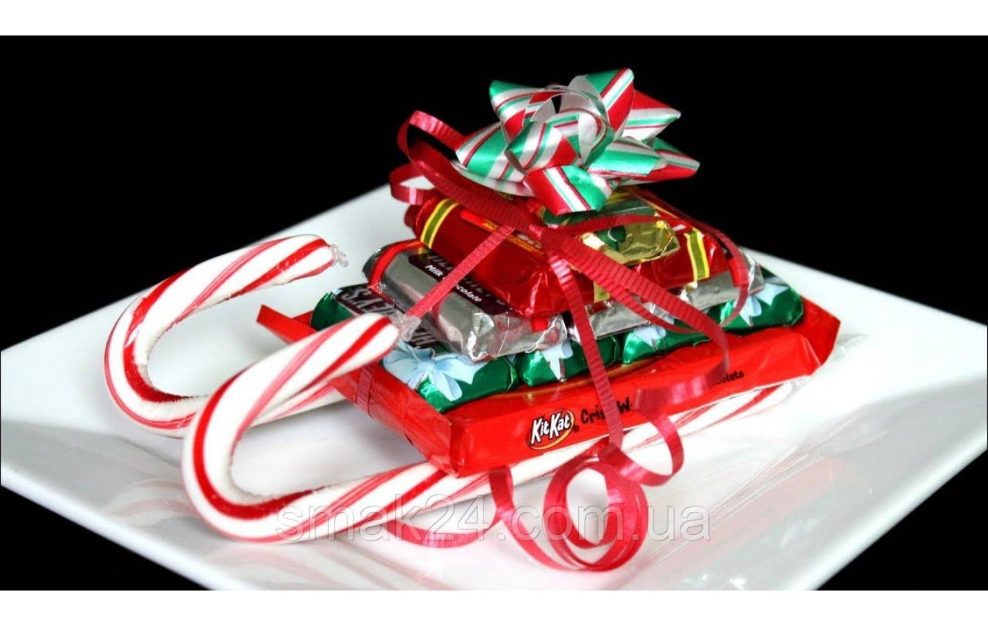 Леденцы Рождественская Трость БЕЗ ГЛЮТЕНА Becky's 12 Candy Canes (12x12г) 144г Нидерланды