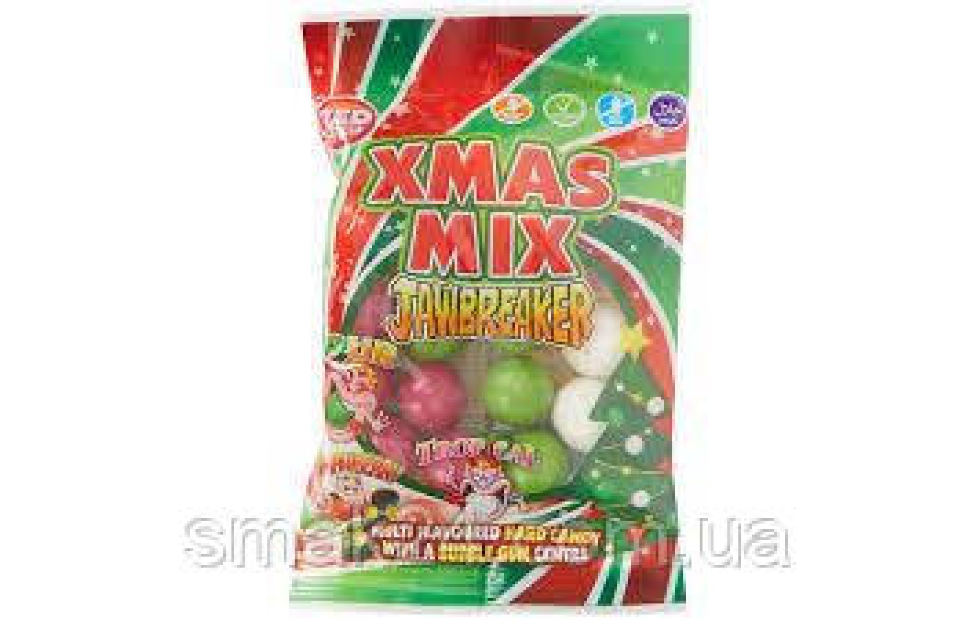 Конфеты c жевательной резинкой Jaebreaker Xmas Mix 148г Великобритания