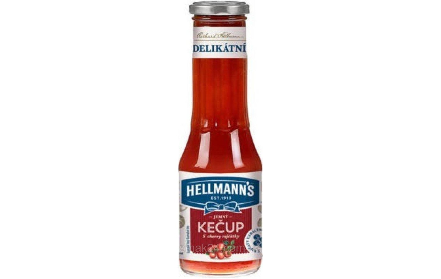 Нежный кетчуп с помидорами черри Hellmann's Delikatni Jemny s Cherry 320г Нидерланды