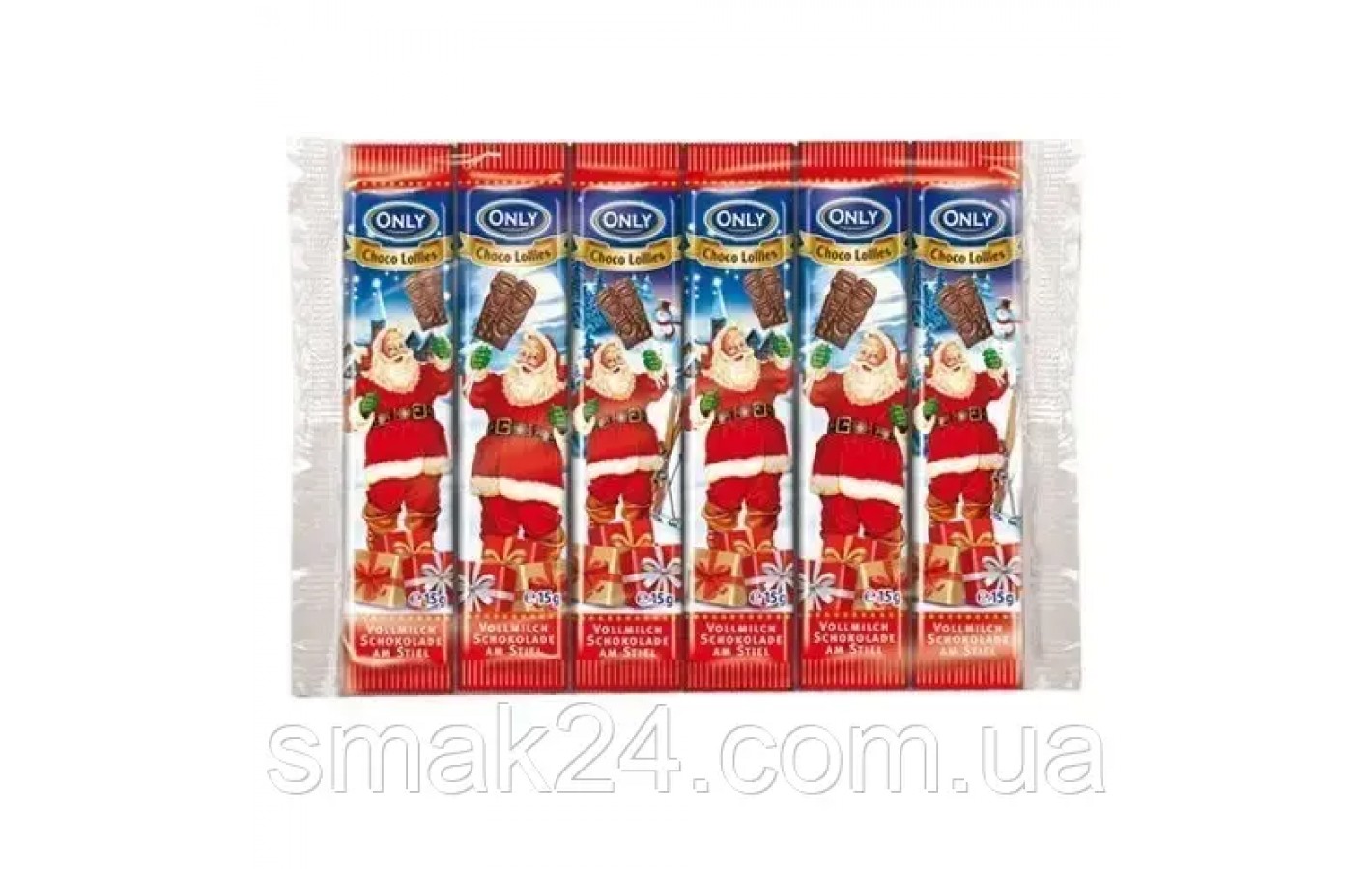 Шоколадный Николай на палочке Schoko Lollies Gut&Gunstig  Германия 15г