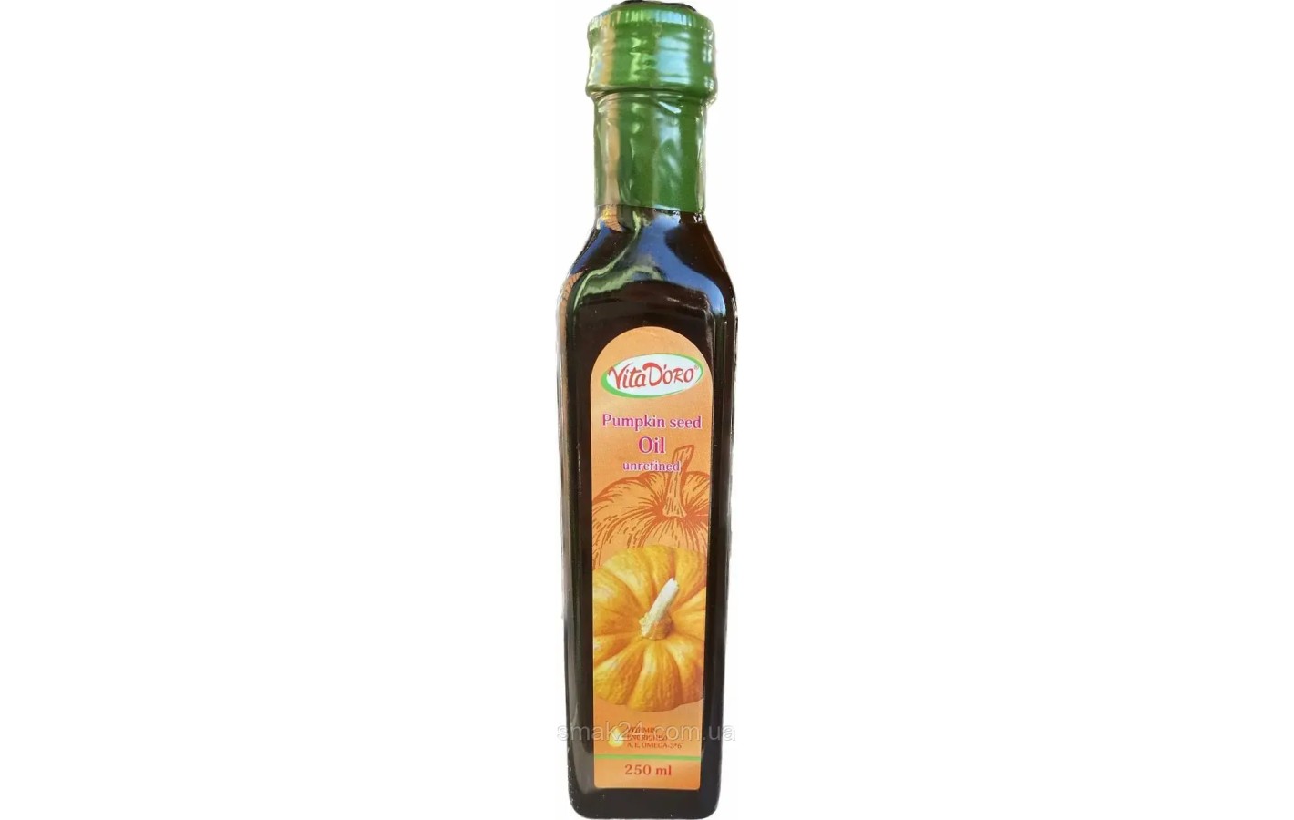 Масло тыквенных семечек VitaD'oro Pumpkin seed Oil unrefined 250 мл