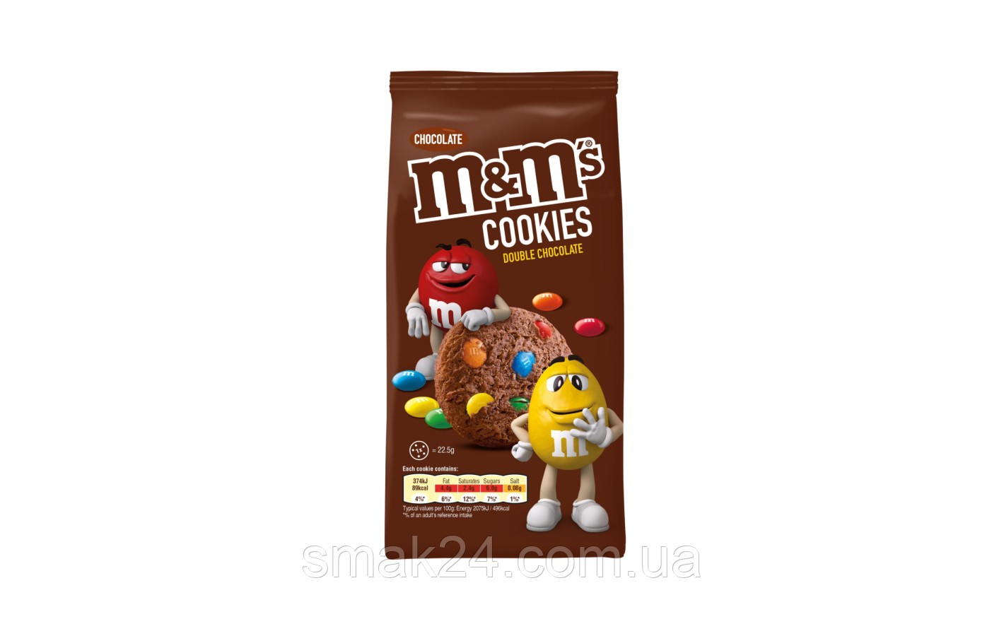 Печенье шоколадное с драже M&M`S 180г Великобритания