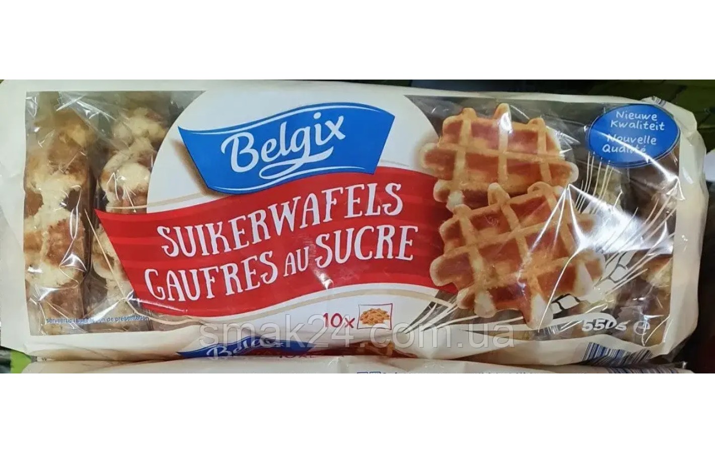 Бельгійські вафлі Belgix SUIKERWAFELS Gaufres au sucre 550 г Бельгія