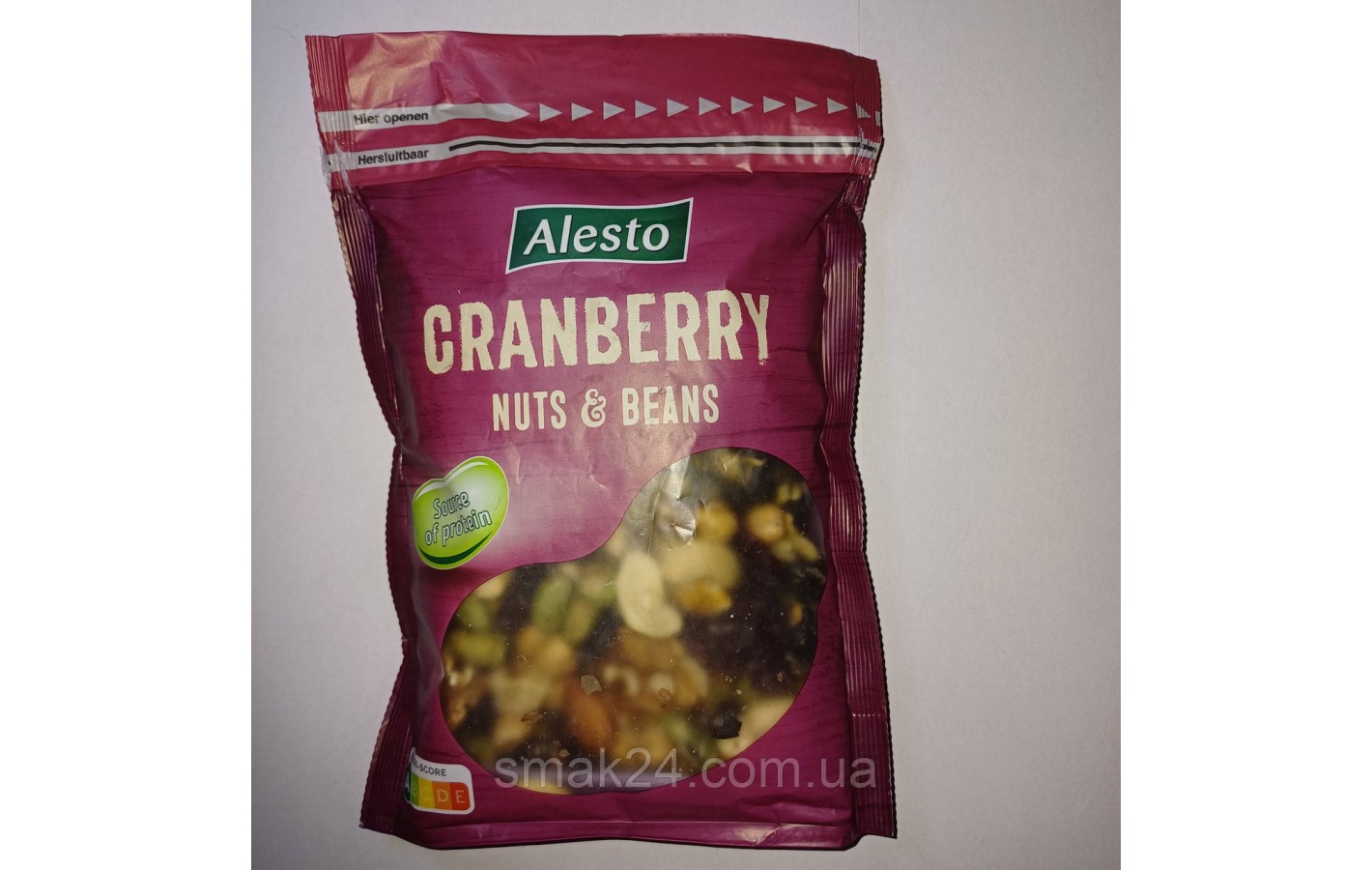 Смесь орехи и клюква Alesto Cranberry Nuts & Beans 150г Германия