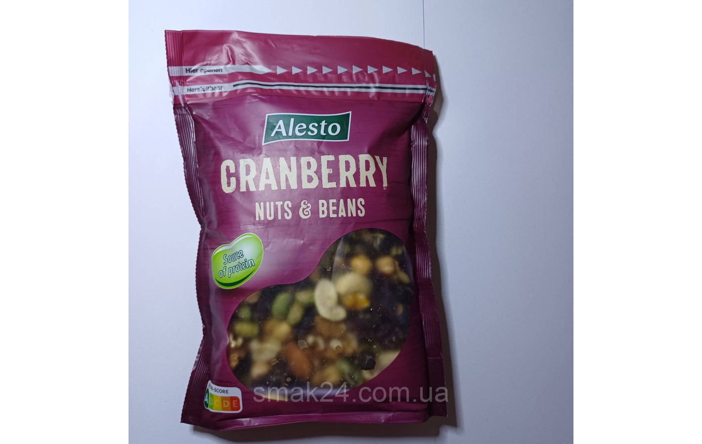 Смесь орехи и клюква Alesto Cranberry Nuts & Beans 150г Германия