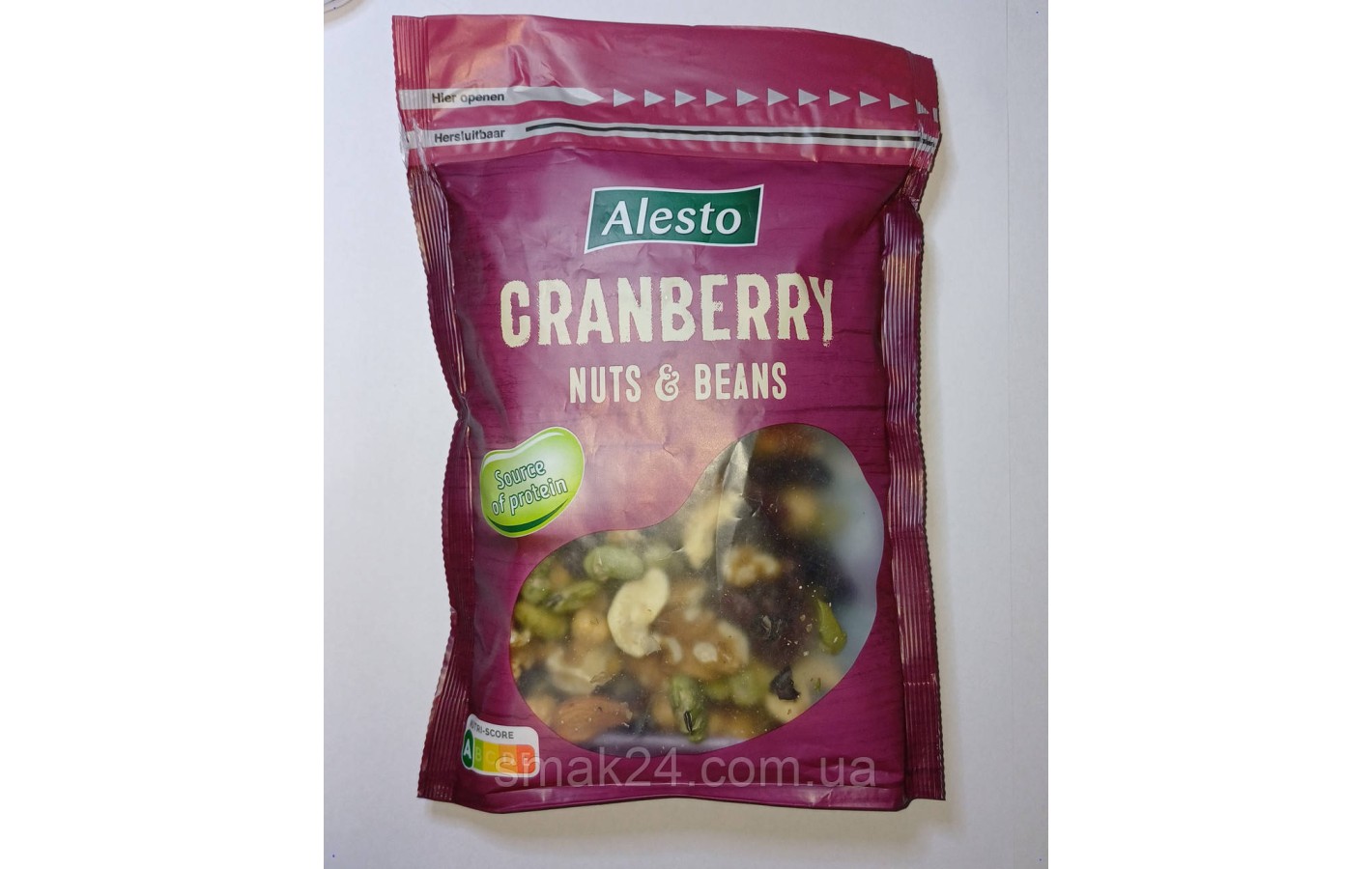 Смесь орехи и клюква Alesto Cranberry Nuts & Beans 150г Германия