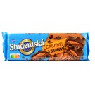 Чорний шоколад з карамеллю та печивом Studentska Caramel & Brownies 240г Чехія