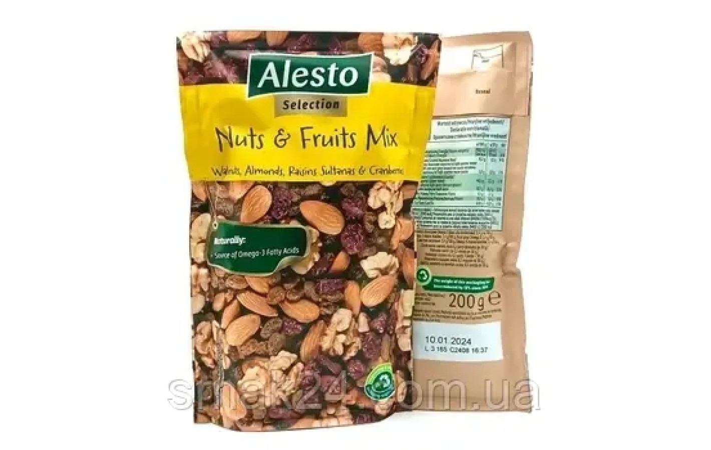 Орехово-фруктовый микс Alesto Nuts & Fruit Mix 200г Польша