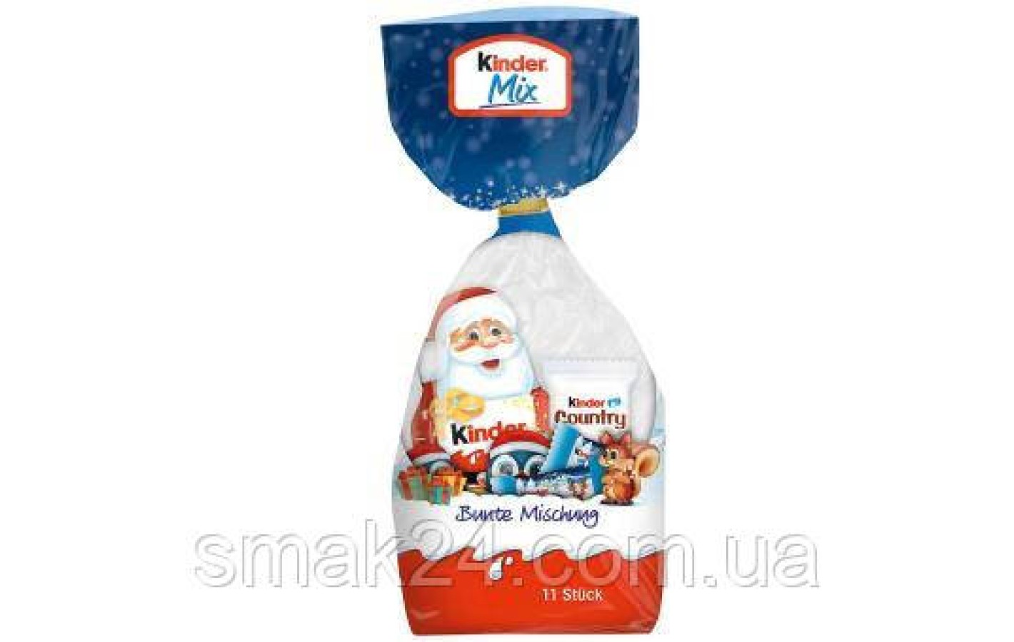 Шоколадный новогодний набор Kinder Mix Bunte Nischung (11шт) 132г Италия