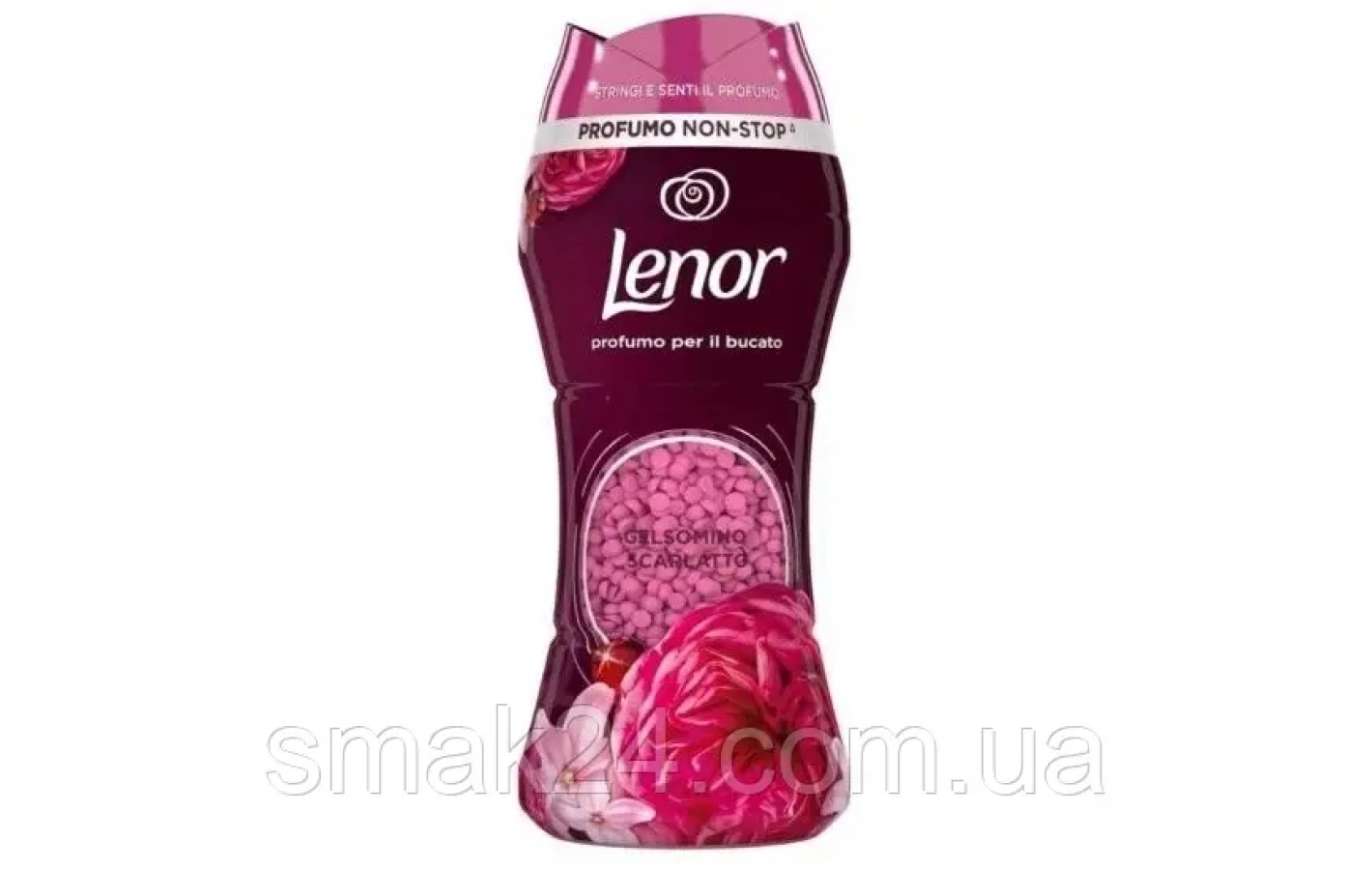 Кондиционер в гранулах для белья Скарлет Жасмин Lenor Gelsomino Scarlatto 210г Италия