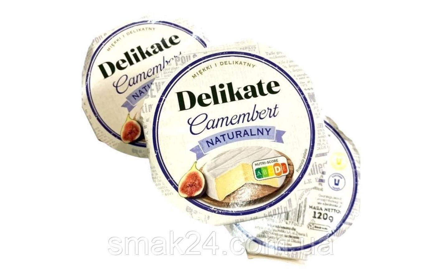 Сыр с белой плесенью Delikate Camambert Naturalny 120г Польша