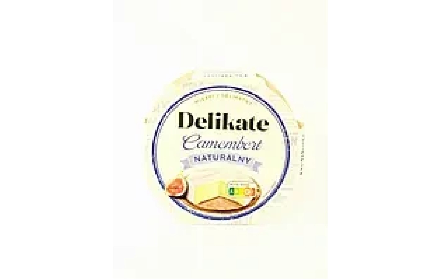 Сыр с белой плесенью Delikate Camambert Naturalny 120г Польша