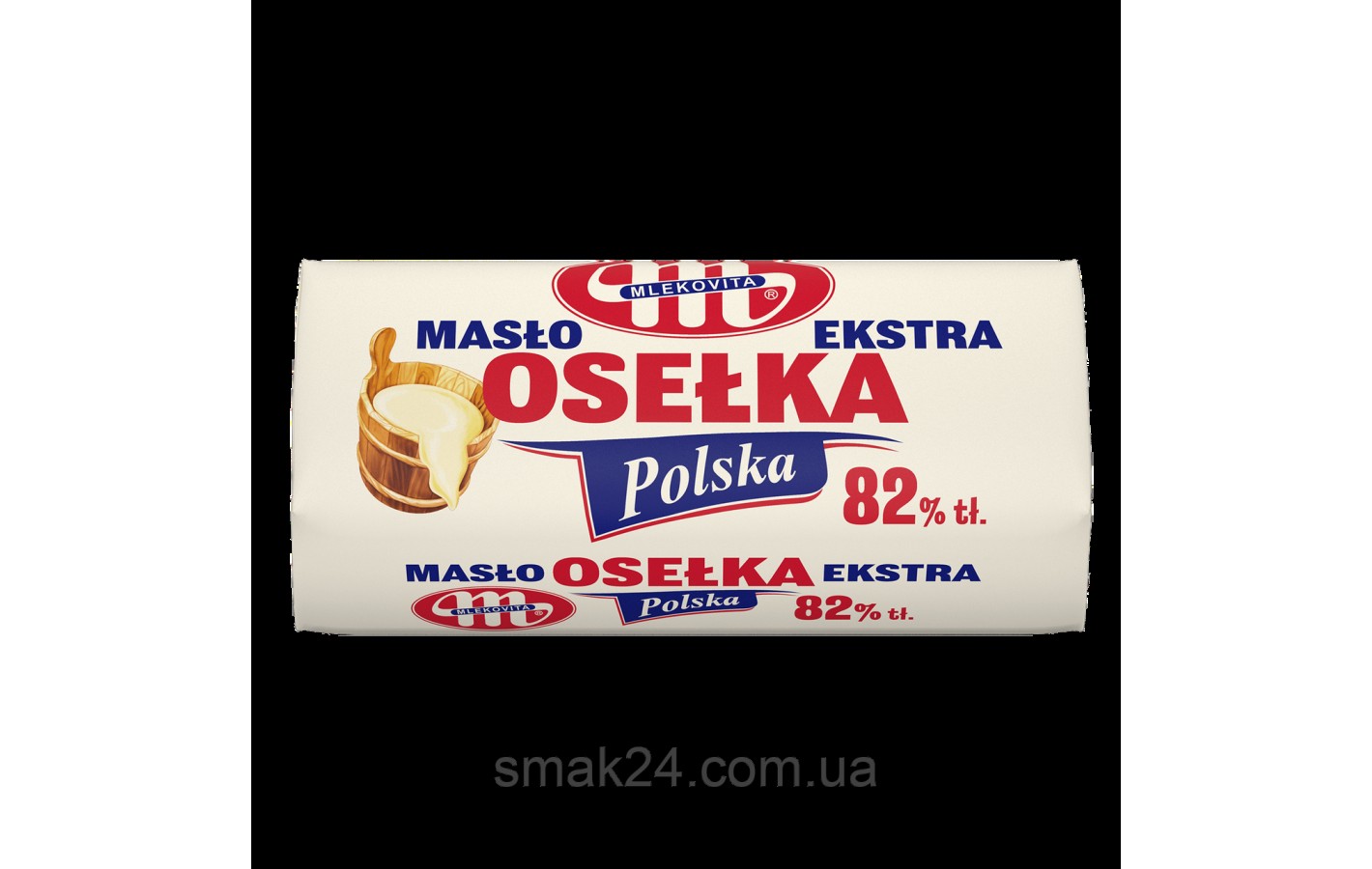 Масло вершкове Mlekovita Maslo Ekstra Oselka Polska 82% 500г Польща