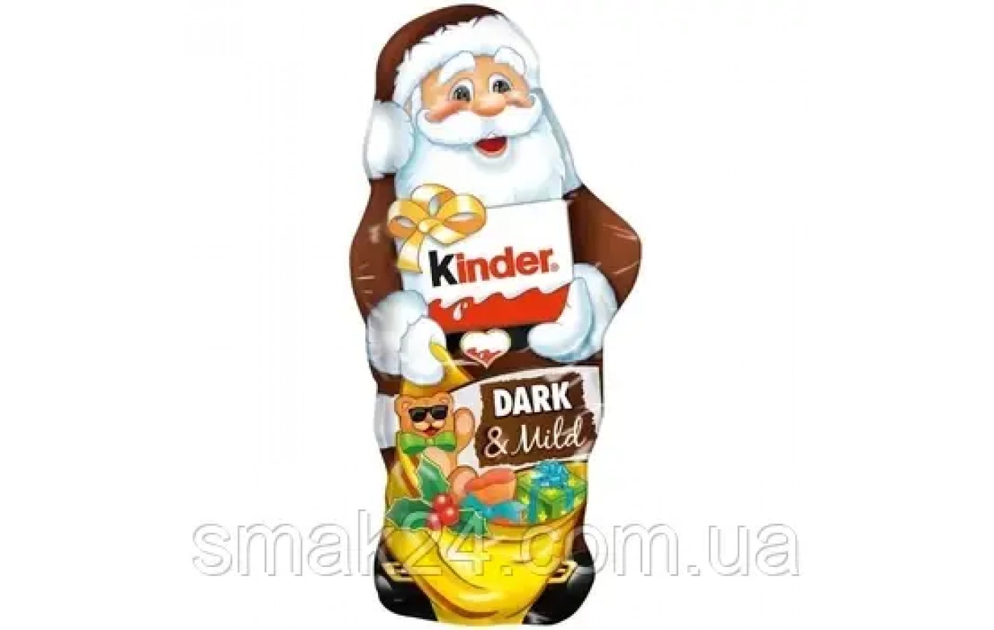 Шоколадный Санта-Клаус Kinder Dark & Mild 110g Италия