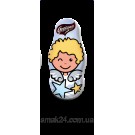 Шоколад молочний з карамелевою начинкою Різдвяний Ангел Figurka Goplana Польща 30 г