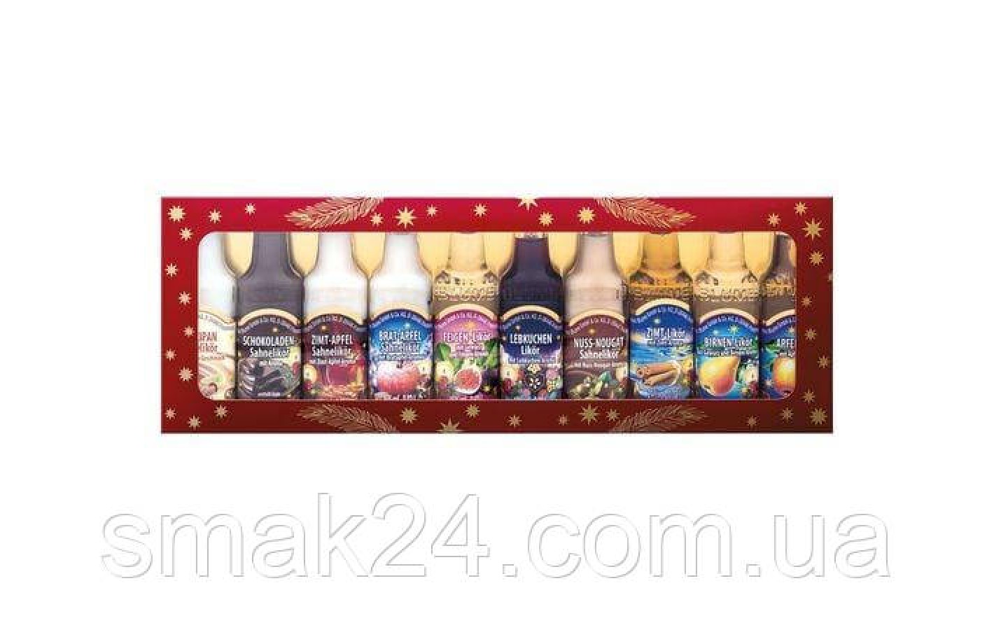 Подарочный набор с ликерами Weihnachtslikore Spezialitaten (10х20мл) 200мл Германия