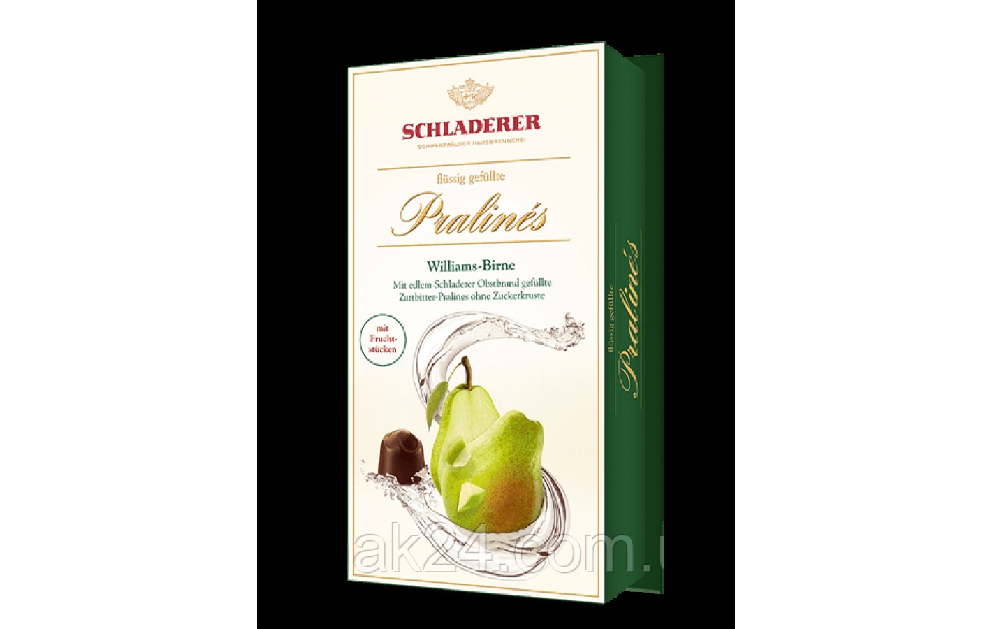 Шоколадные конфеты с грушевым бренди Schladerer Pralines Williams-Birne 310г Германия