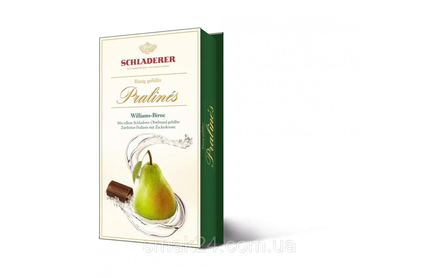 Шоколадные конфеты с грушевым бренди Schladerer Pralines Williams-Birne 310г Германия