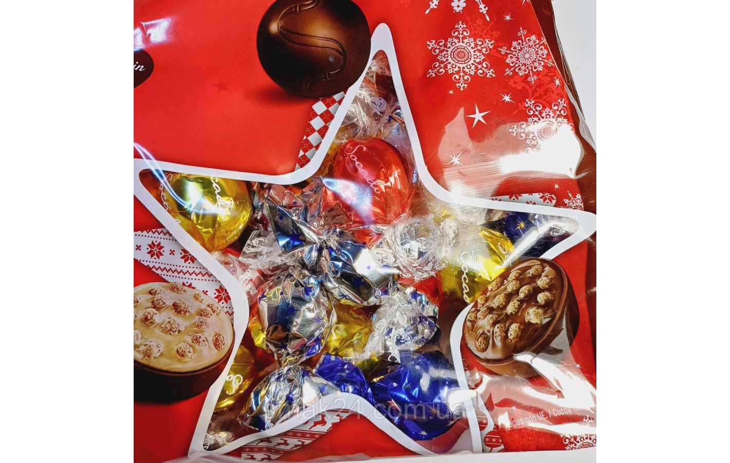 Конфеты шоколадные Ассорти Новогодняя коллекция Socado Praline di cioccolato 1000г Италия