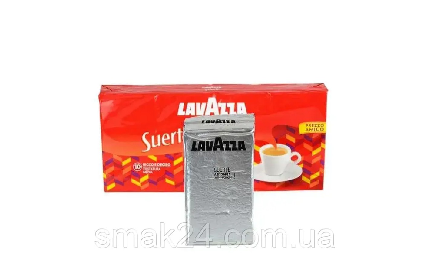 Кофе молотый  Lavazza Suerte silver 250 г Италия