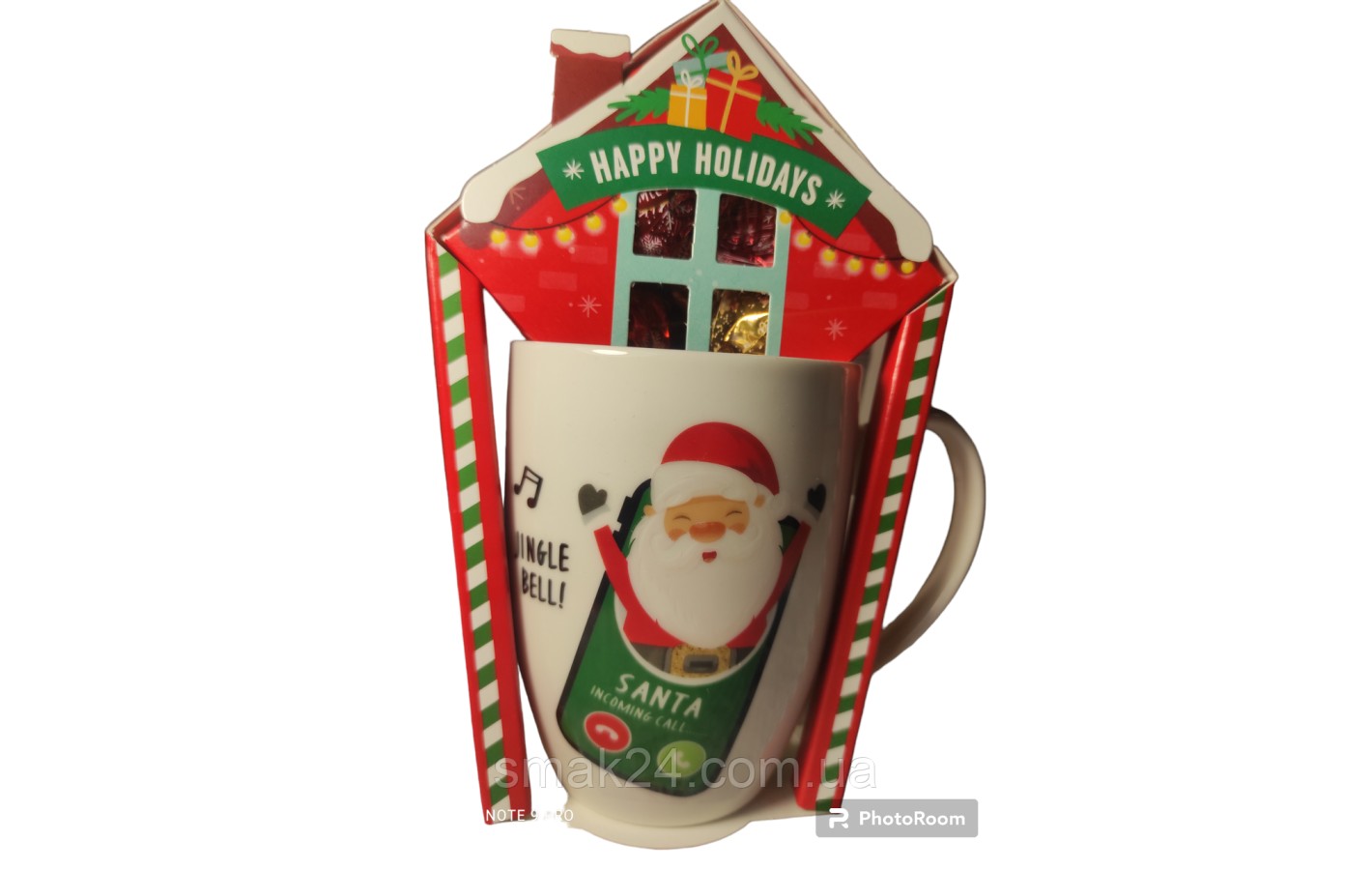 Подарочный набор Чашка+конфеты пралине 50г  Becky's Merry Christmas Нидерланды