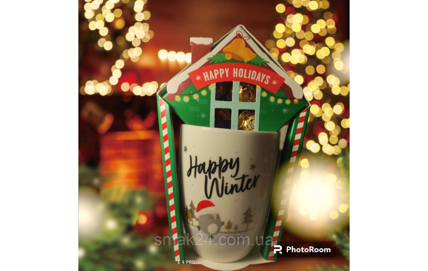 Подарочный набор Чашка+конфеты пралине 50г  Becky's Merry Christmas Нидерланды