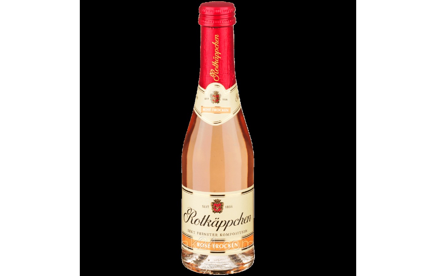 Вино игристое сухое розовое Красная Шапочка Rotkappchen Rose Trocken 200мл Германия