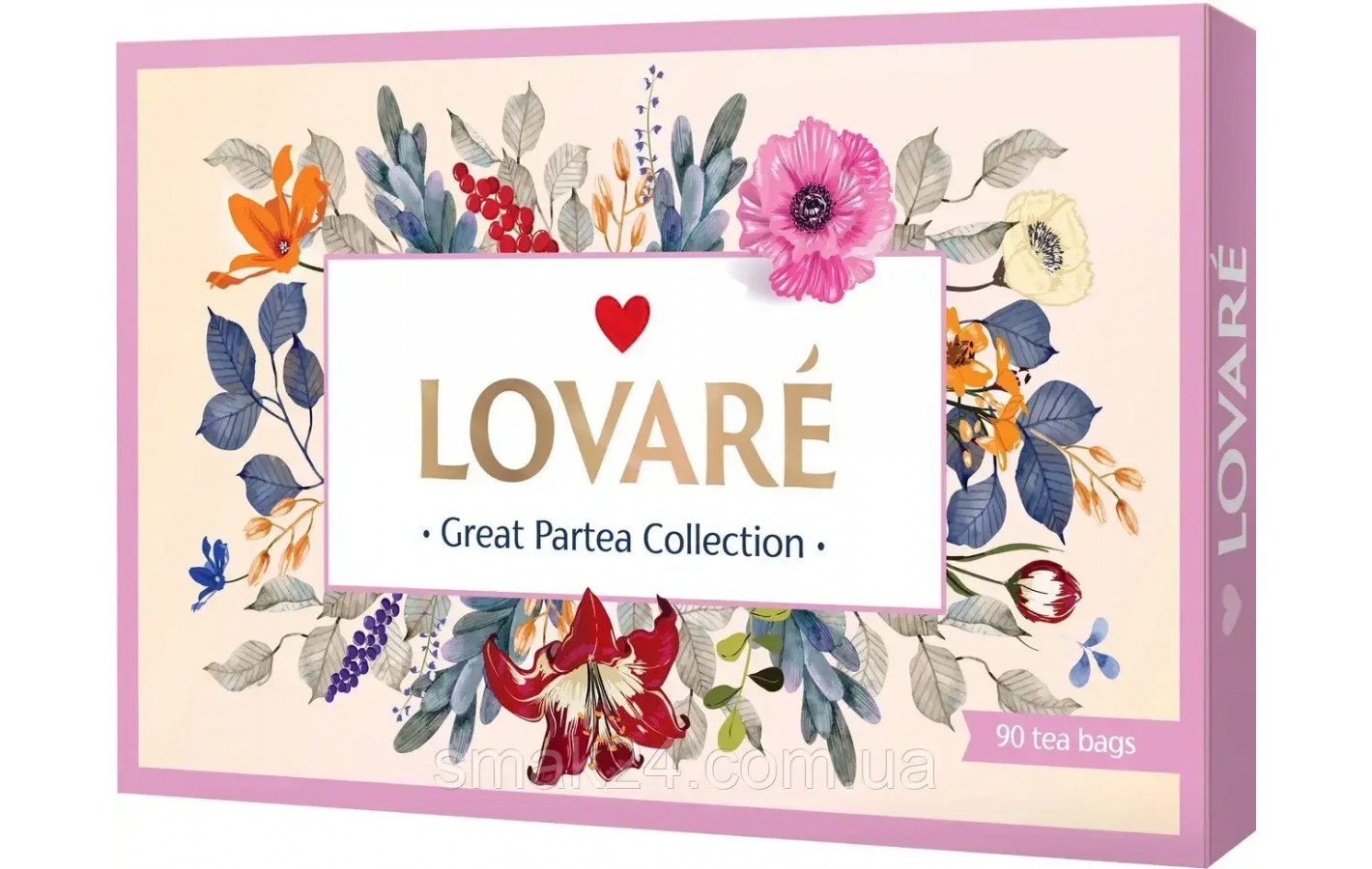 Чай Lovare Ассорти TEA COLLECTION GREAT PARTY 18 видов по 5 пакет (90шт) 120г