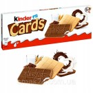 Печенье с шоколадно-молочной начинкой Kinder Cards (10шт х 12,8г) 128г Польша