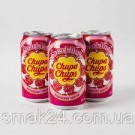 Напиток газированный со вкусом малины со сливками Chupa Chups Raspberry&Cream 345мл ж/б Корея