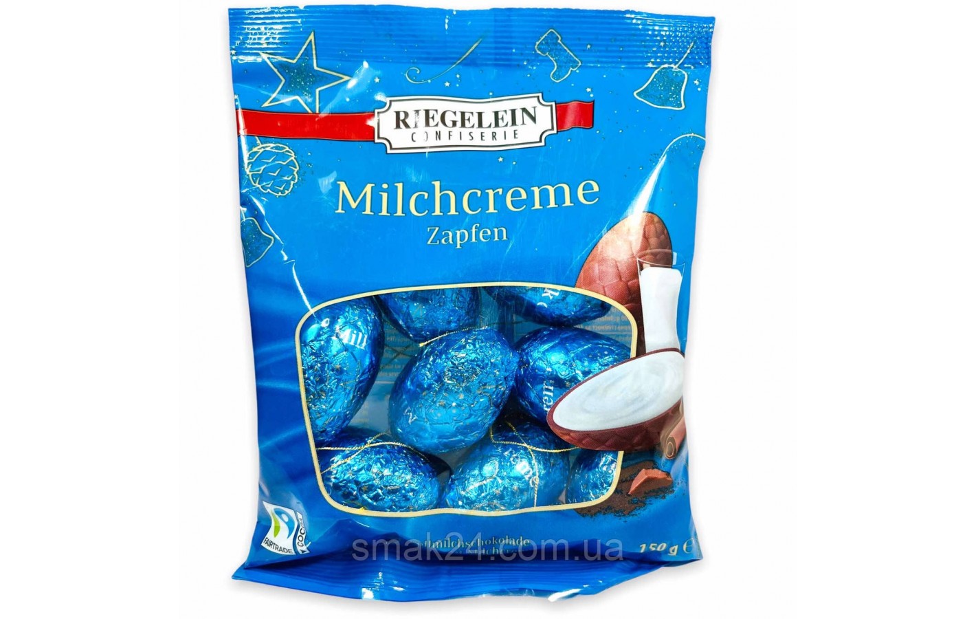 Шоколадні шишки з нугою Winter Edition Edel-Nougat Zapfen 150 г Німеччина