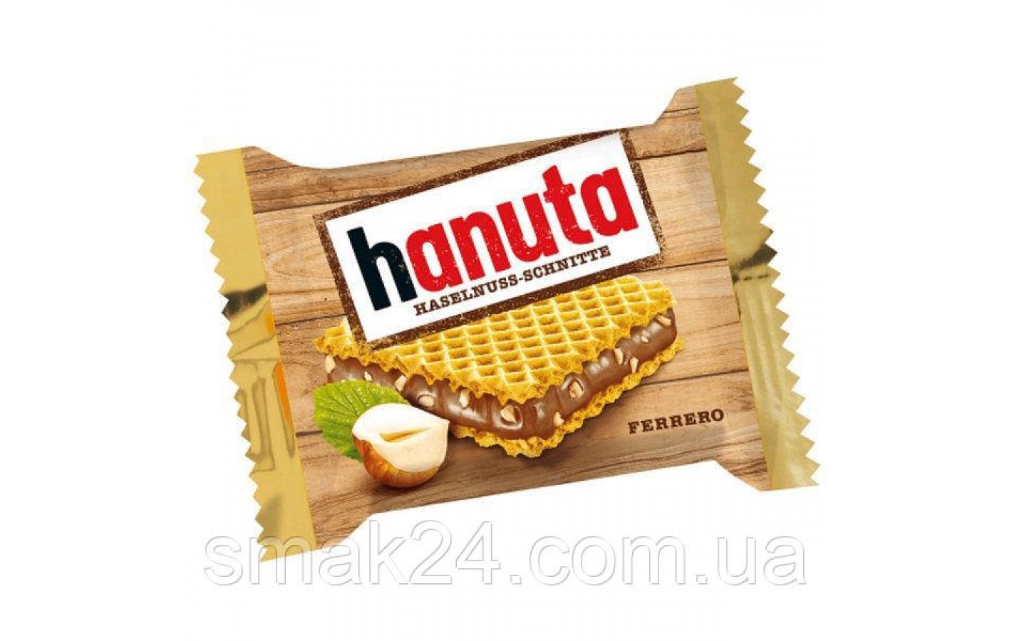 Вафли Hanuta Haselnuss Schnitten Ferrero (10шт) 220г Германия