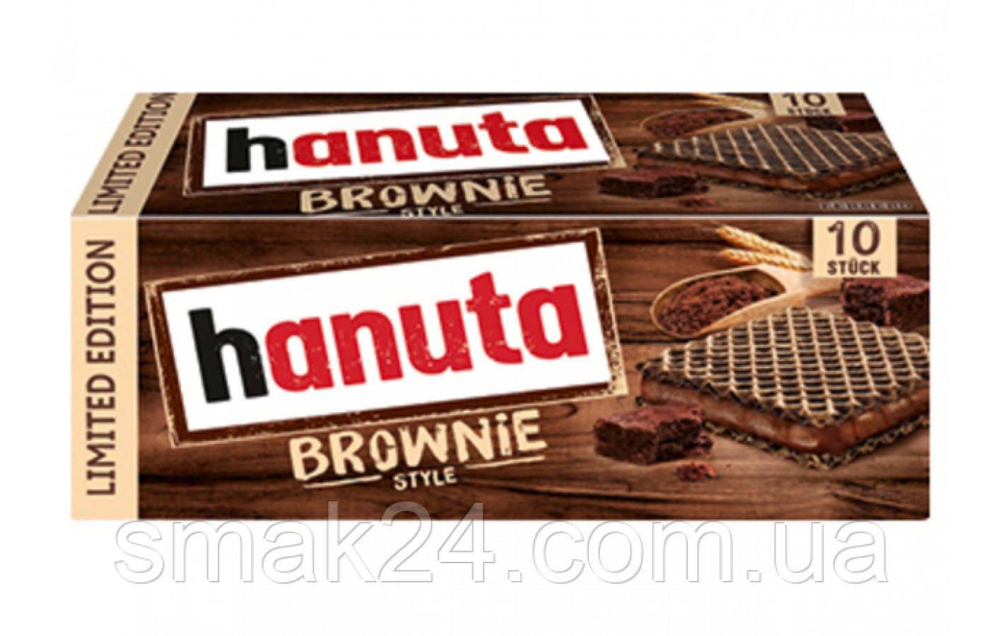 Вафли Hanuta Haselnuss Schnitten Ferrero (10шт) 220г Германия