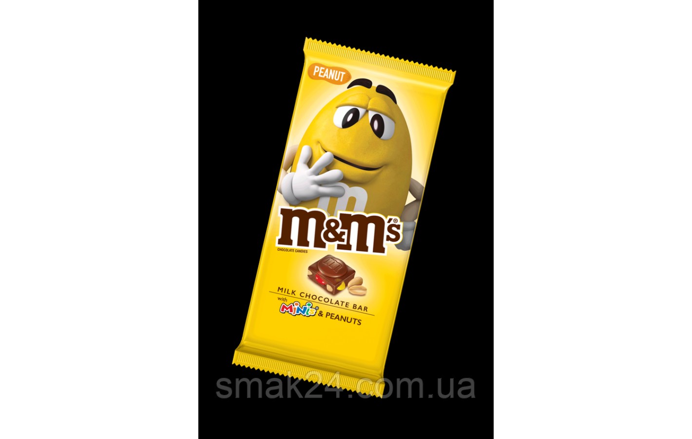 Шоколад молочный  M&M's PEANUT (с ММдемсами и арахисом)  165г Великобритания