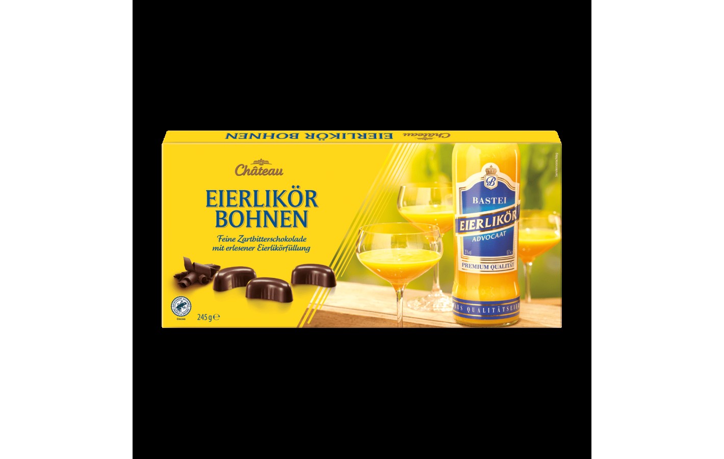 Шоколадные конфеты с ликером Адвокат Choceur Eierlikor Bohnen 243г Германия
