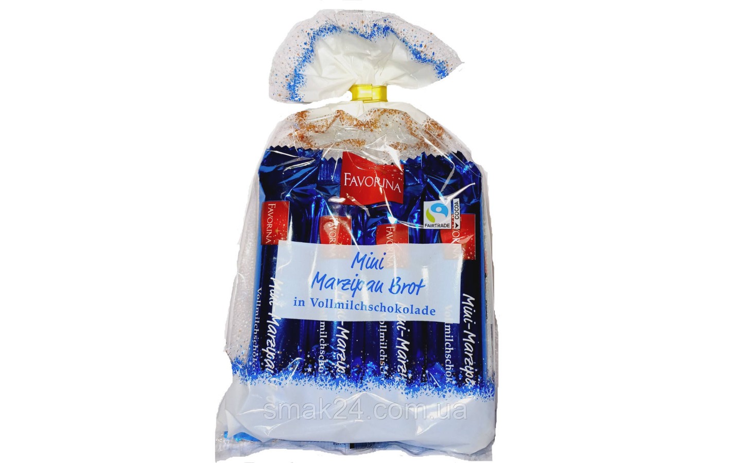 Мини- Марципан в молочном шоколаде Favorina Mini Edelmarzipan-brot Vollmilchschokolade 200г Германия