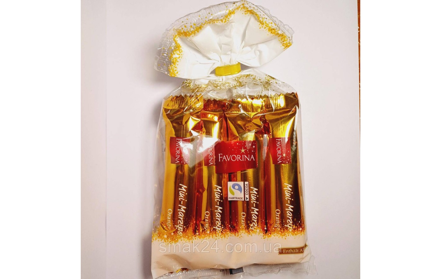 Міні- Марципан з апельсином Favorina Mini Edelmarzipan-brot 200 г Німеччина