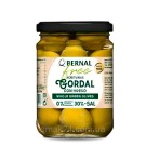 Оливки зеленые без косточки Гигант  БЕЗ ГЛЮТЕНА Bernal Gordal Pitted Green Olives 436г/220 Испания